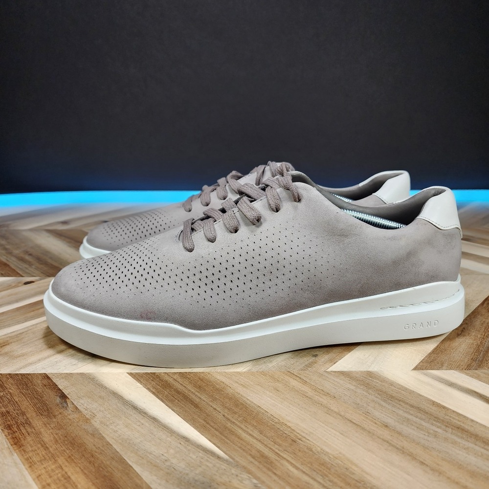 Cole Haanβ Men's Size 13 WIDE GrandPro Rally Laser Cut Sneaker Ironstone C31220 - Picture 2 of 12